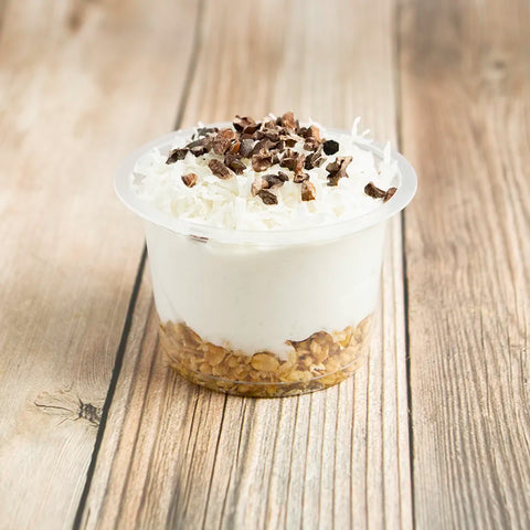 Vegan Coconut Parfait with Cacao Nibs