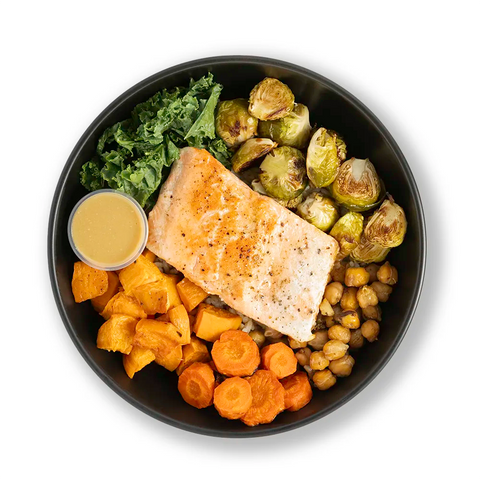 Harvest Bowl with Wild Caught Salmon